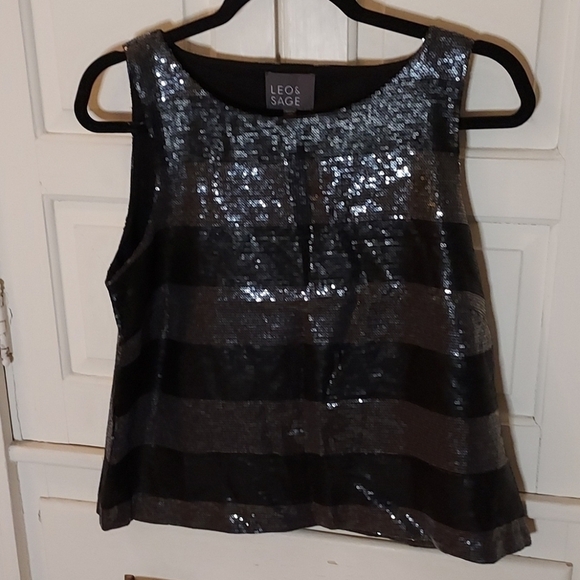Leo and Sage Sequin Tank - Picture 3 of 9